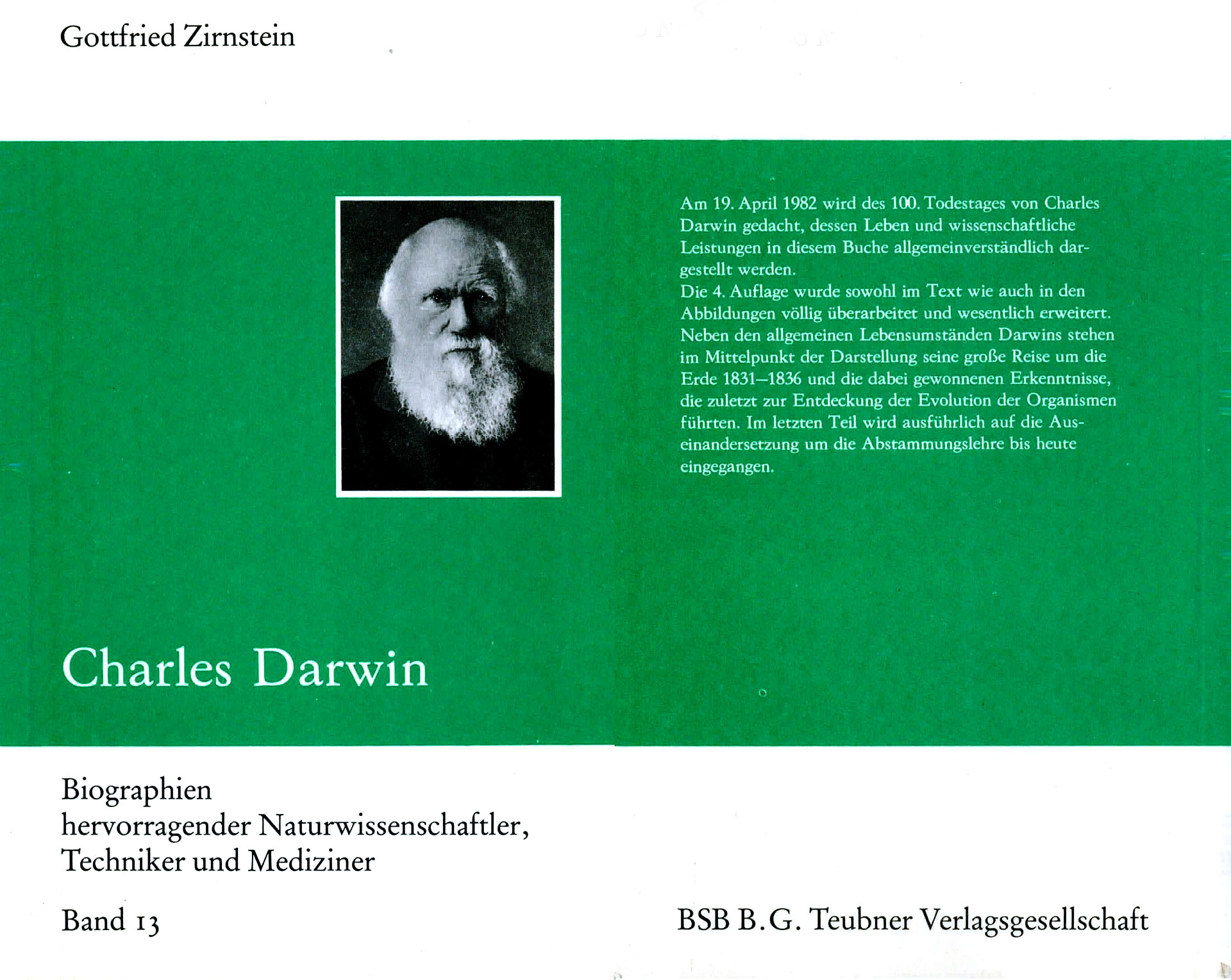 Charles Darwin - Zirnstein, Gottfried